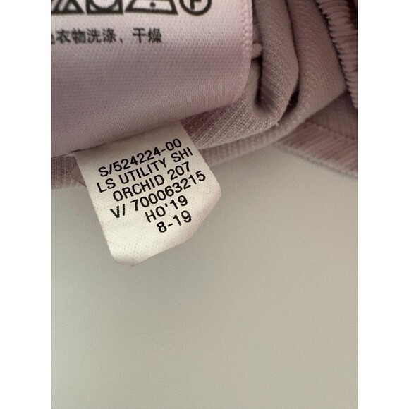 GAP Corduroy Shirt Size M Purple Orchid Utility Button Down Mini Cord - Picture 16 of 16